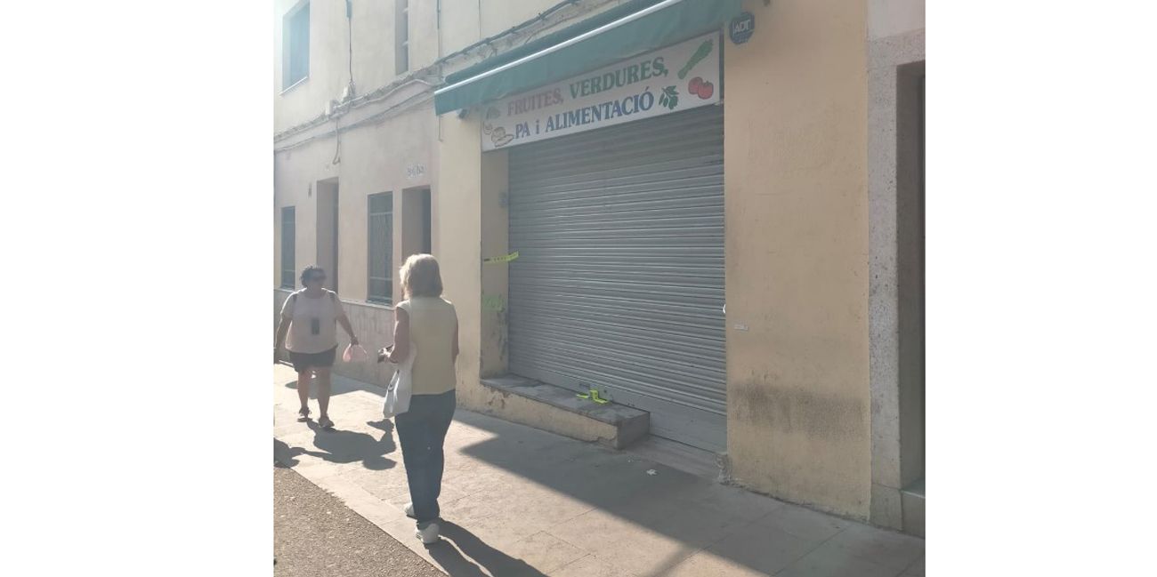 Frutería que según los Mossos ejercía de punto de venta de cocaína