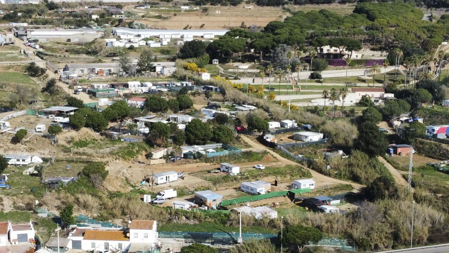 El campament de les Cinc Sènies, mesos enrere. Foto: R. Gallofré