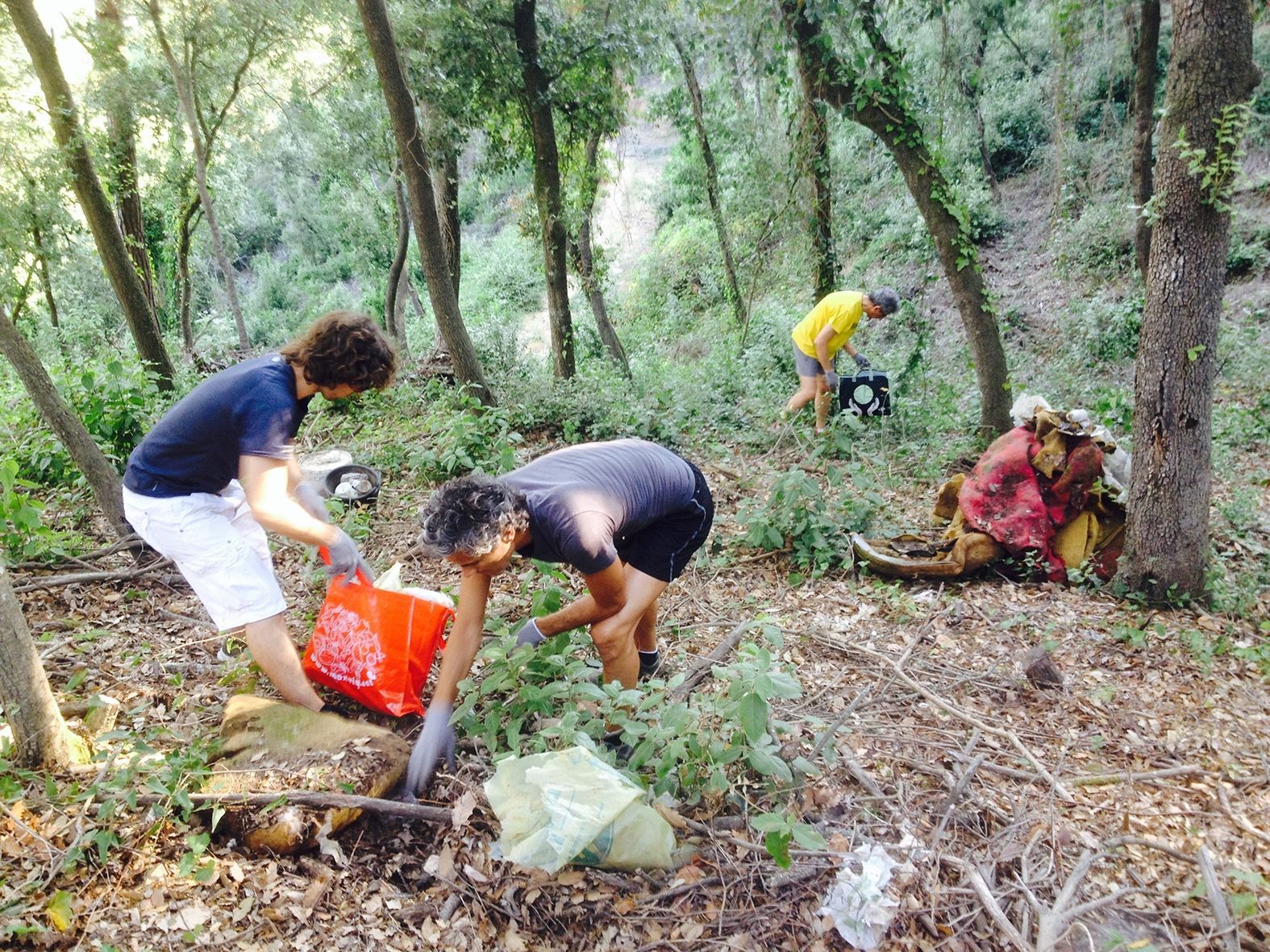 Voluntarios del proyecto. Foto: Fundación Loto Azul
