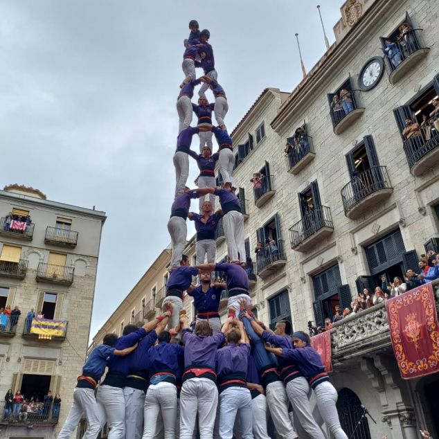 El 3 de 9 dels Capgrossos a Girona. Foto: E. Casanova El 3 de 9 dels Capgrossos a Girona. Foto: E. Casanova