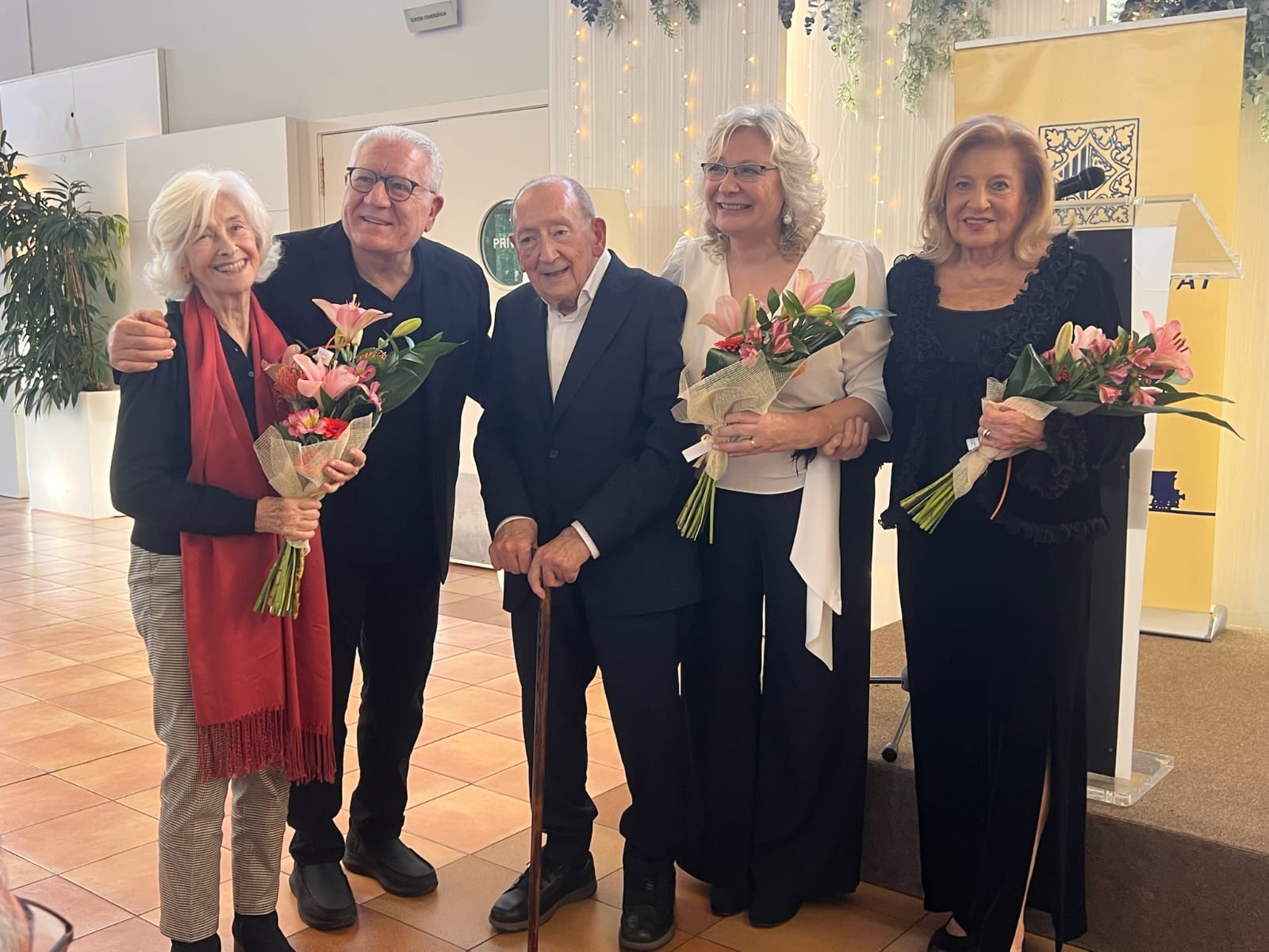 Los tres nuevos socios de honor