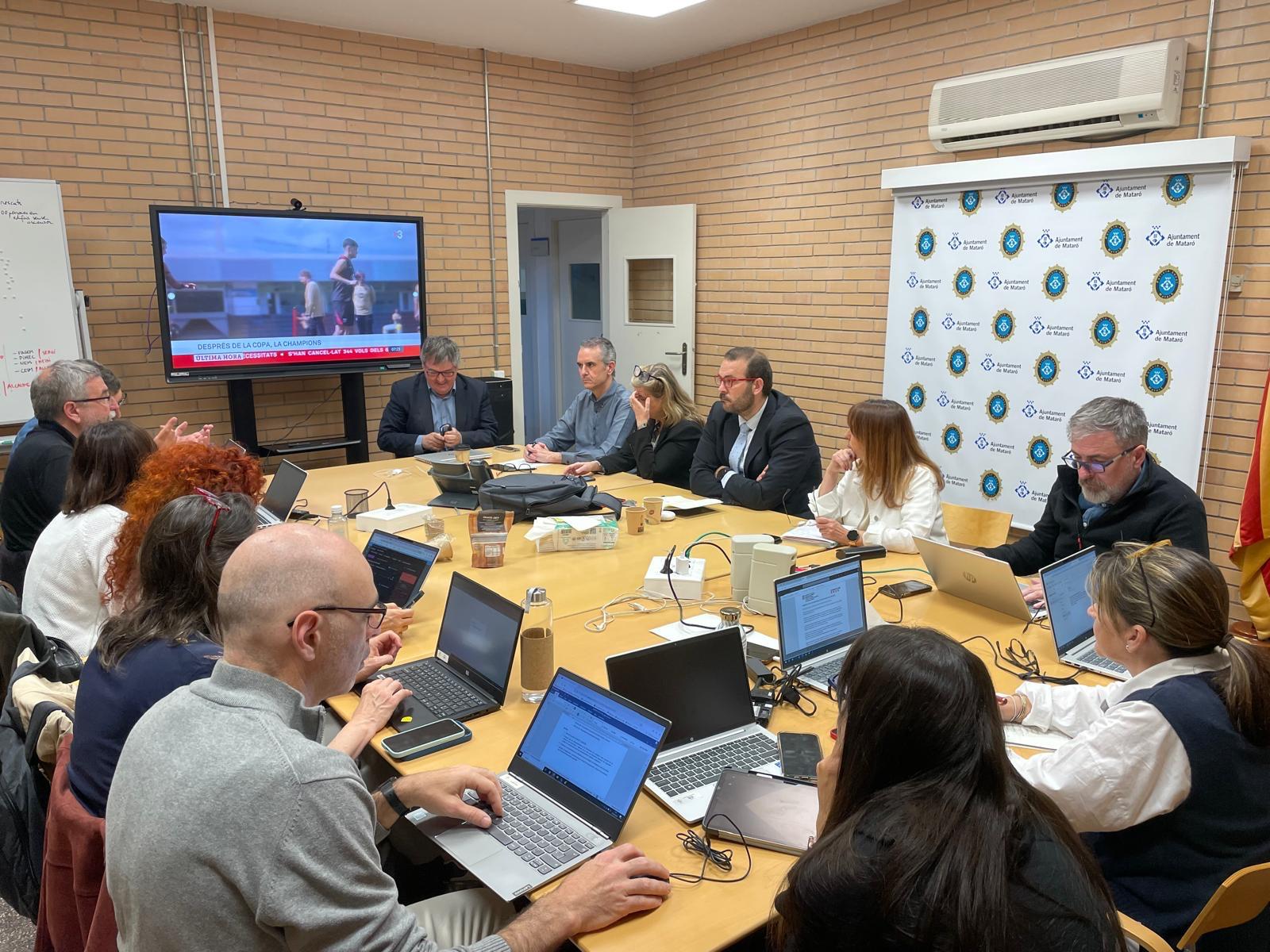 Una reunión de emergencia del CECOPAL de Mataró