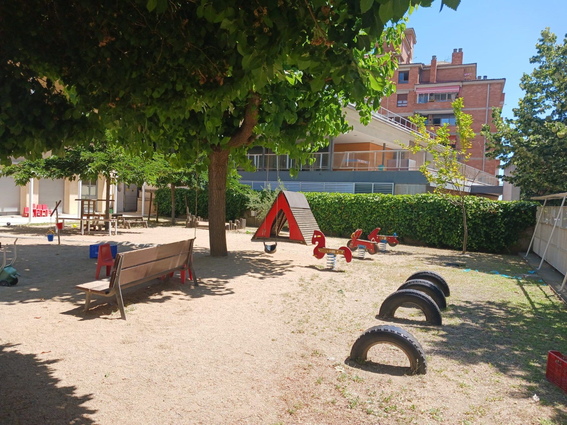 Patio de la escuela infantil Rocafonda Patio de la escuela infantil Rocafonda