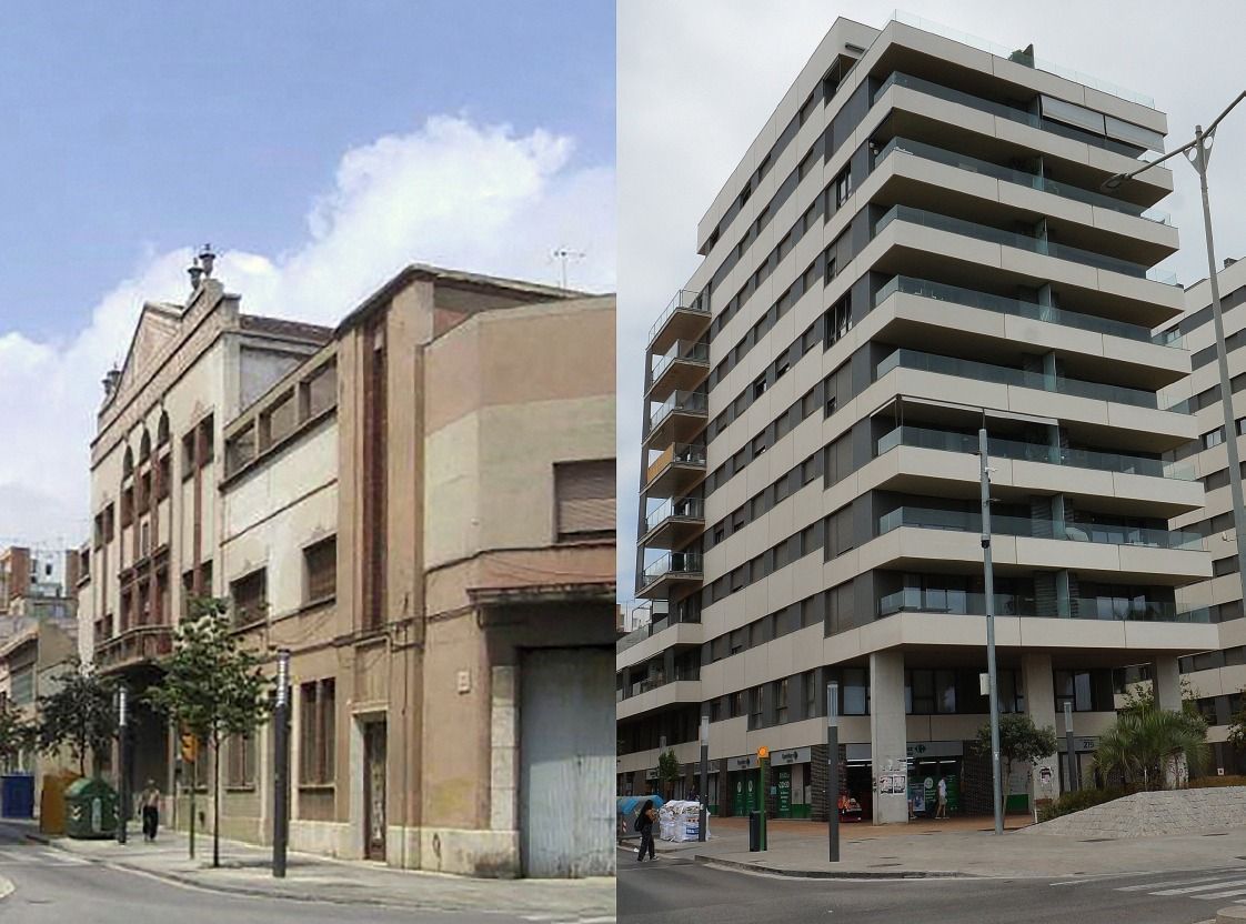 Una cantonada de Mataró els anys 2000 i 2025