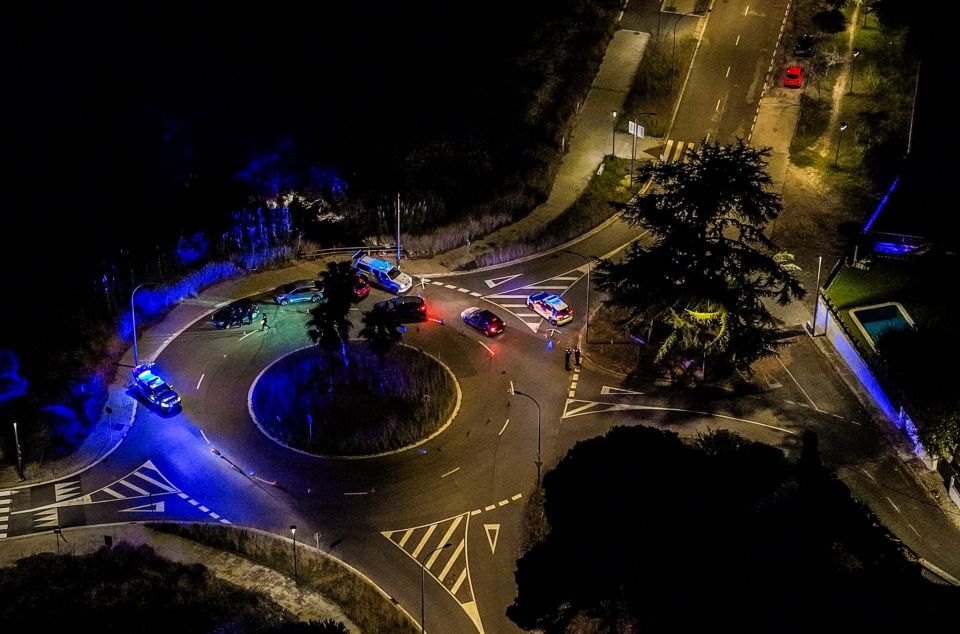 Una de les rotondes on s'ha instal·lat el control Una de les rotondes on s'ha instal·lat el control