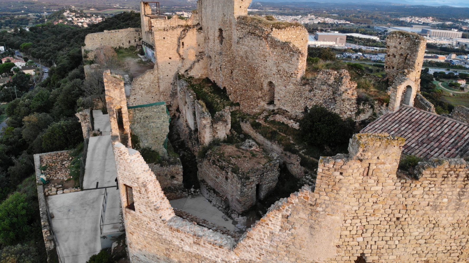 El castillo de Palafolls. Foto: Ayuntamiento