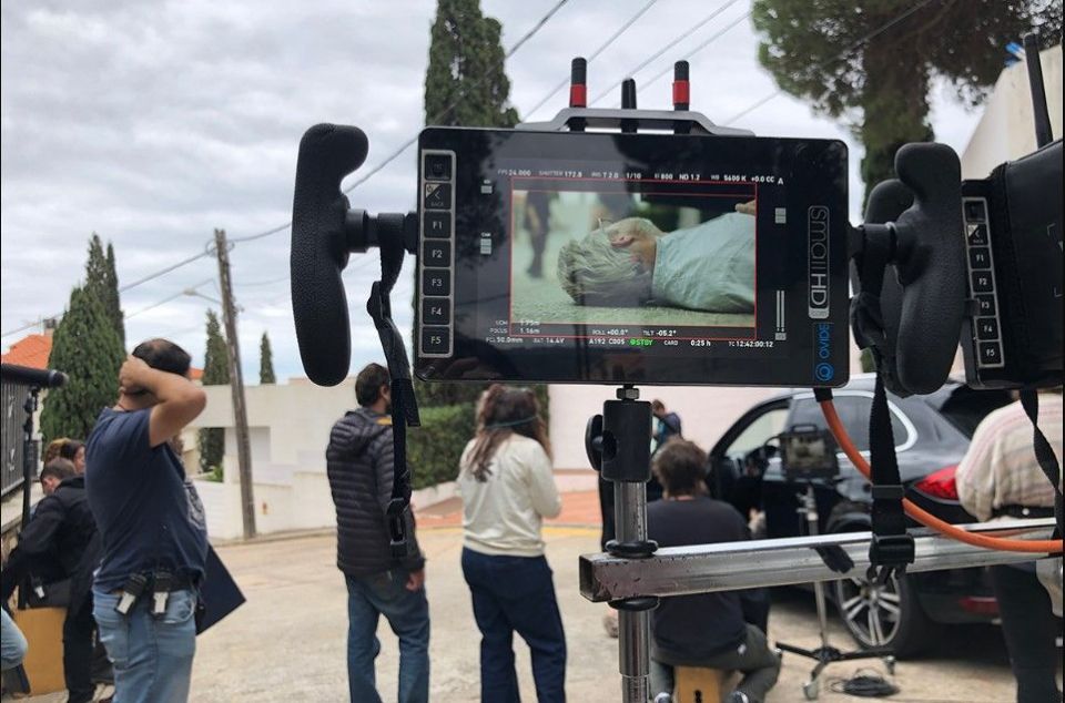 Rodatge de Casa en flames a Canet. Foto Turisme Maresme