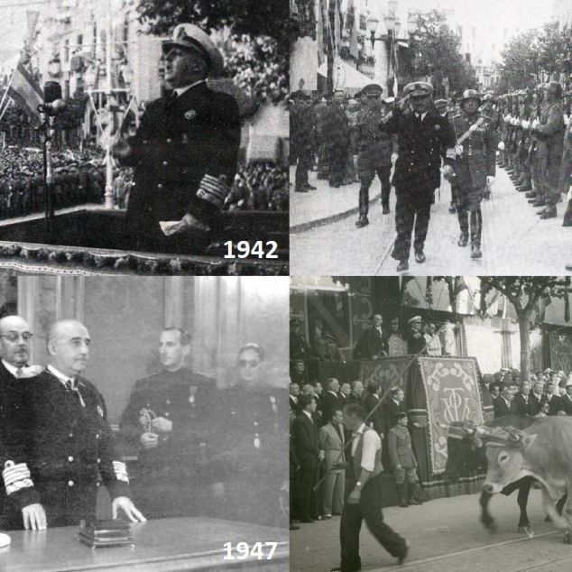 Fotografies de les visites de Franco a Mataró els anys 1942 i 1947. Font: Museu Arxiu de Santa Maria Fotografies de les visites de Franco a Mataró els anys 1942 i 1947. Font: Museu Arxiu de Santa Maria