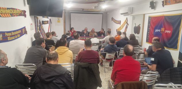 Un moment de la xerrada amb Luis Fernández i Paco Clos. Foto: Lluís Rugama