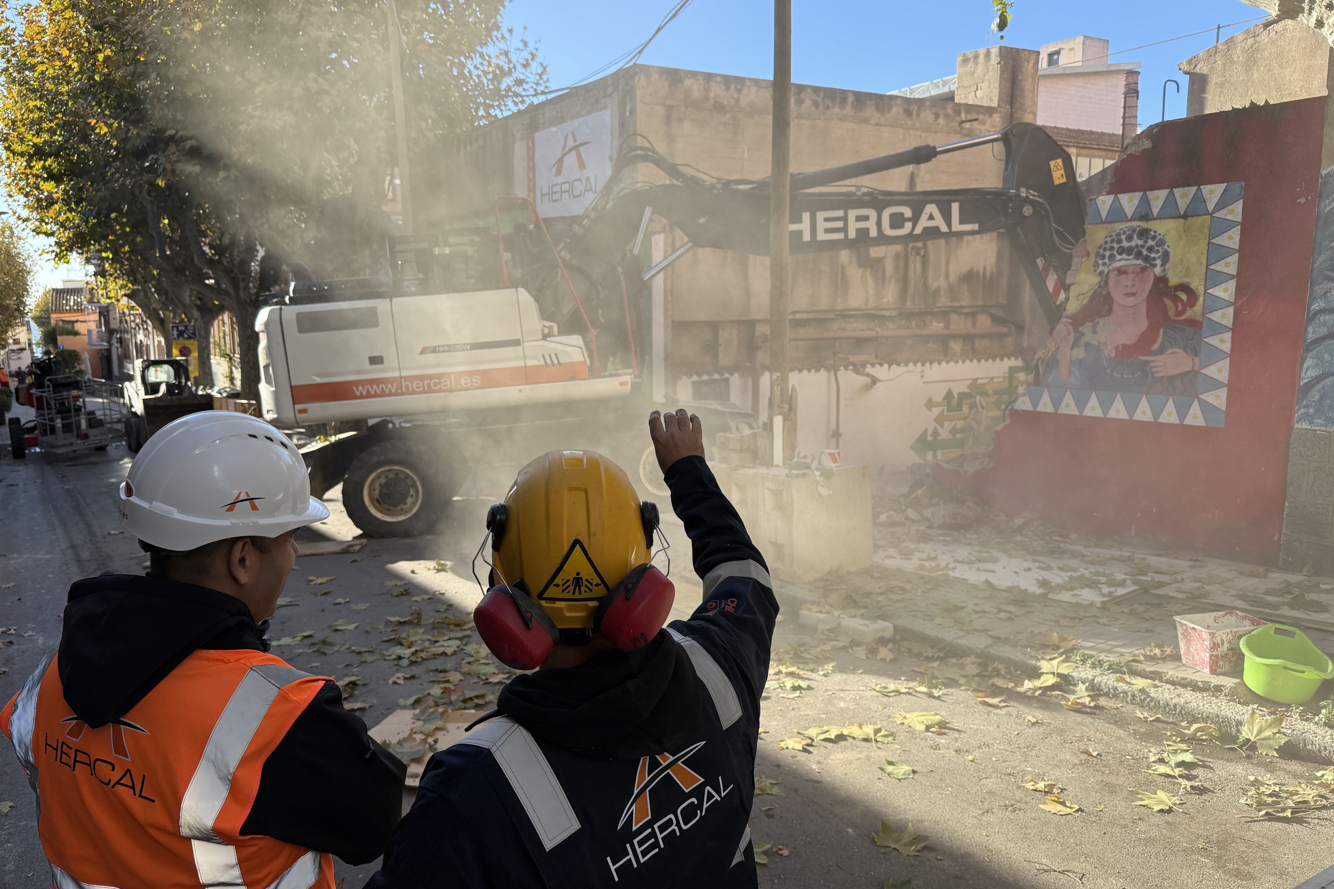 Derribo de Can Sanpere en Premià de Mar. Foto: ACN