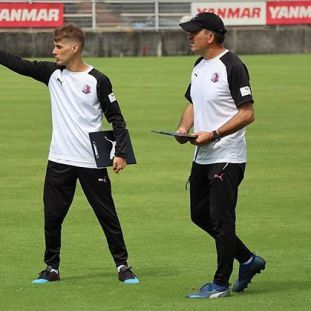 Iván Palanco, en una imatge de la seva etapa amb l'entrenador Miguel Ángel Lotina