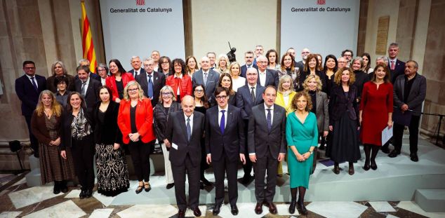 Tots els premiats amb la medalla
