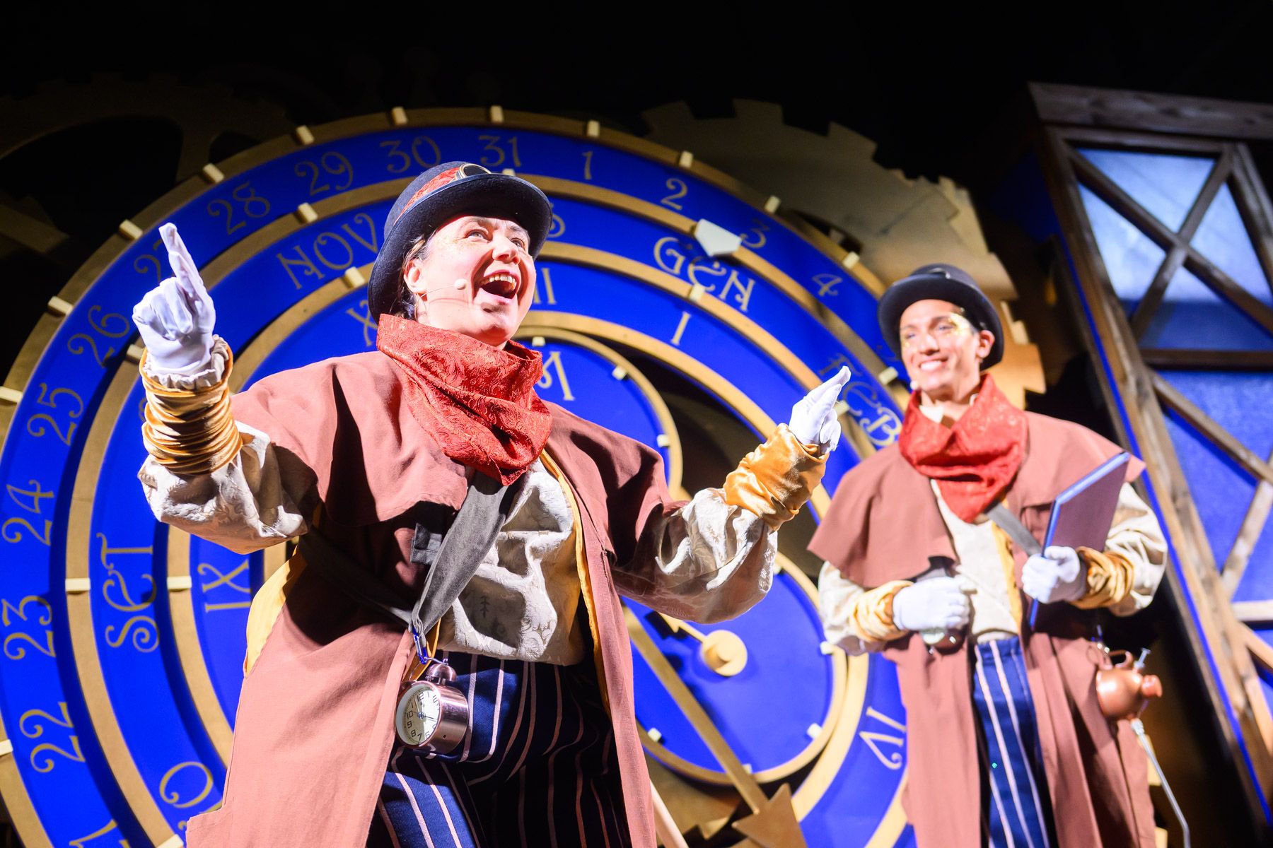 Tempus y Tic Tac, dos de los personajes de las Navidades en Mataró