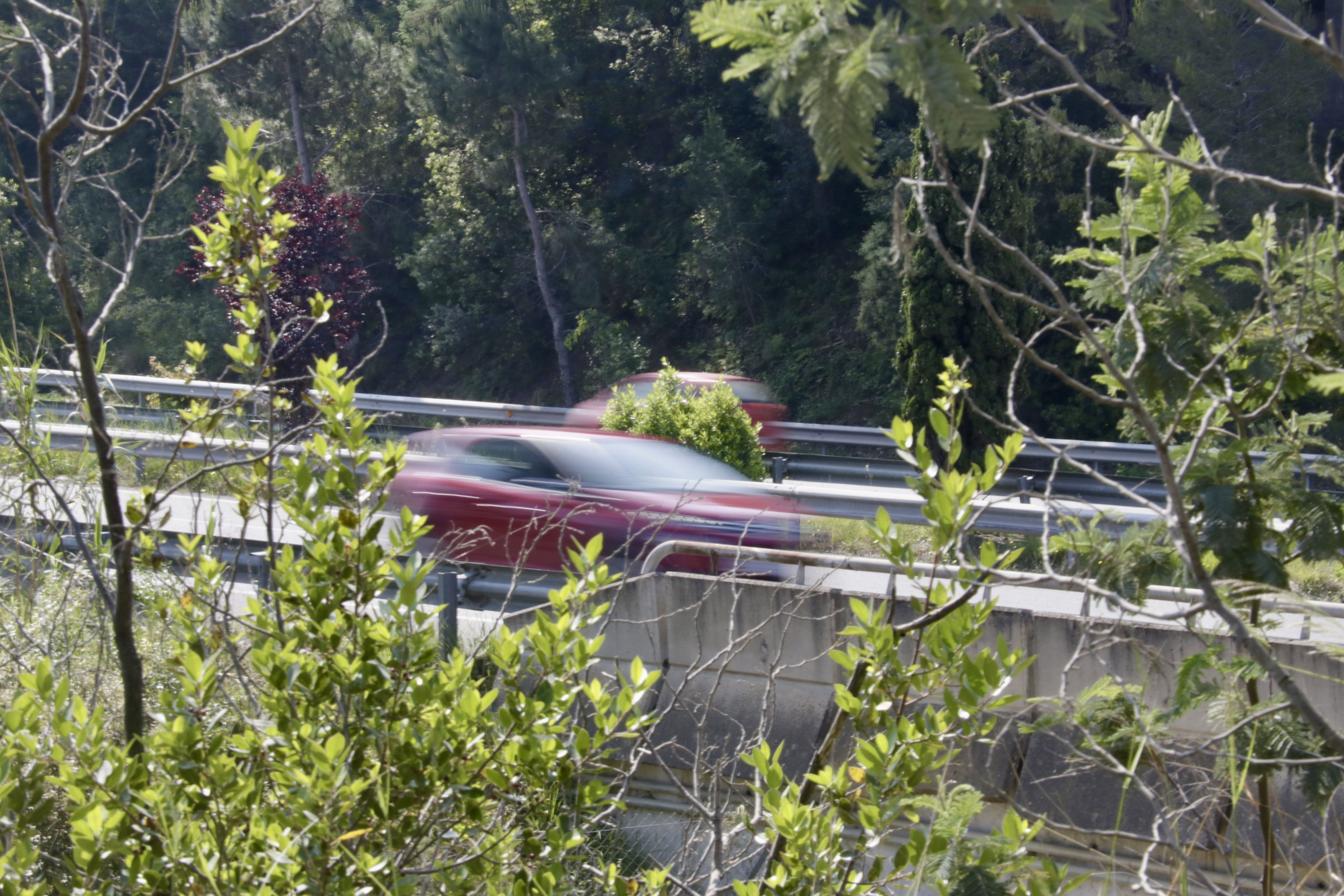 La autopista C-32 a su paso por el Maresme