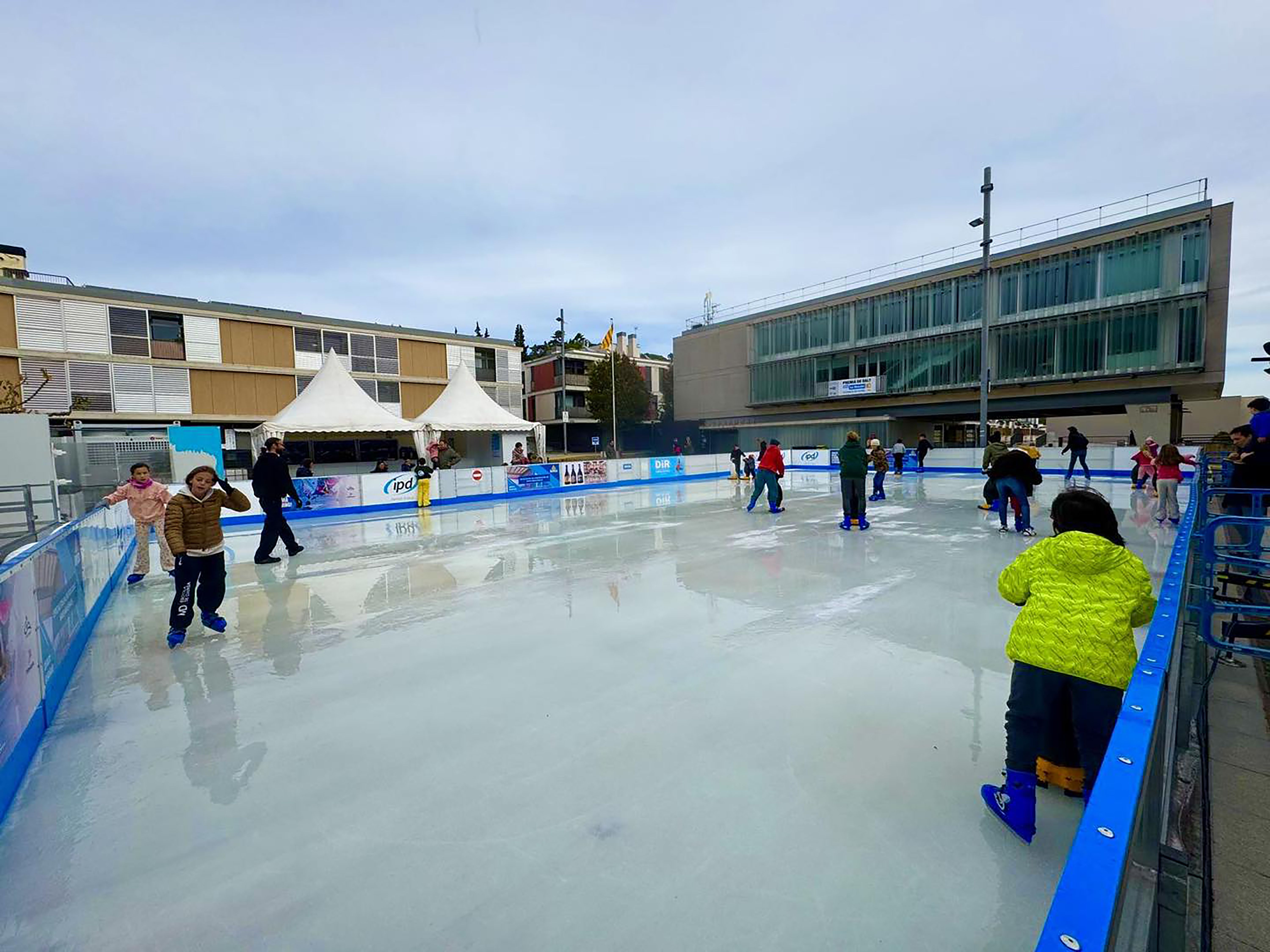 La pista de hielo de Premià de Dalt