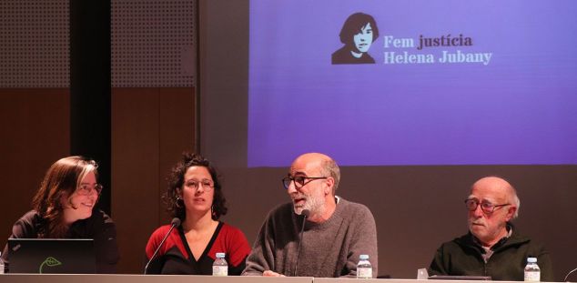 La família Jubany, a l'acte de lliurament del premi. Foto: Lluís Rugama