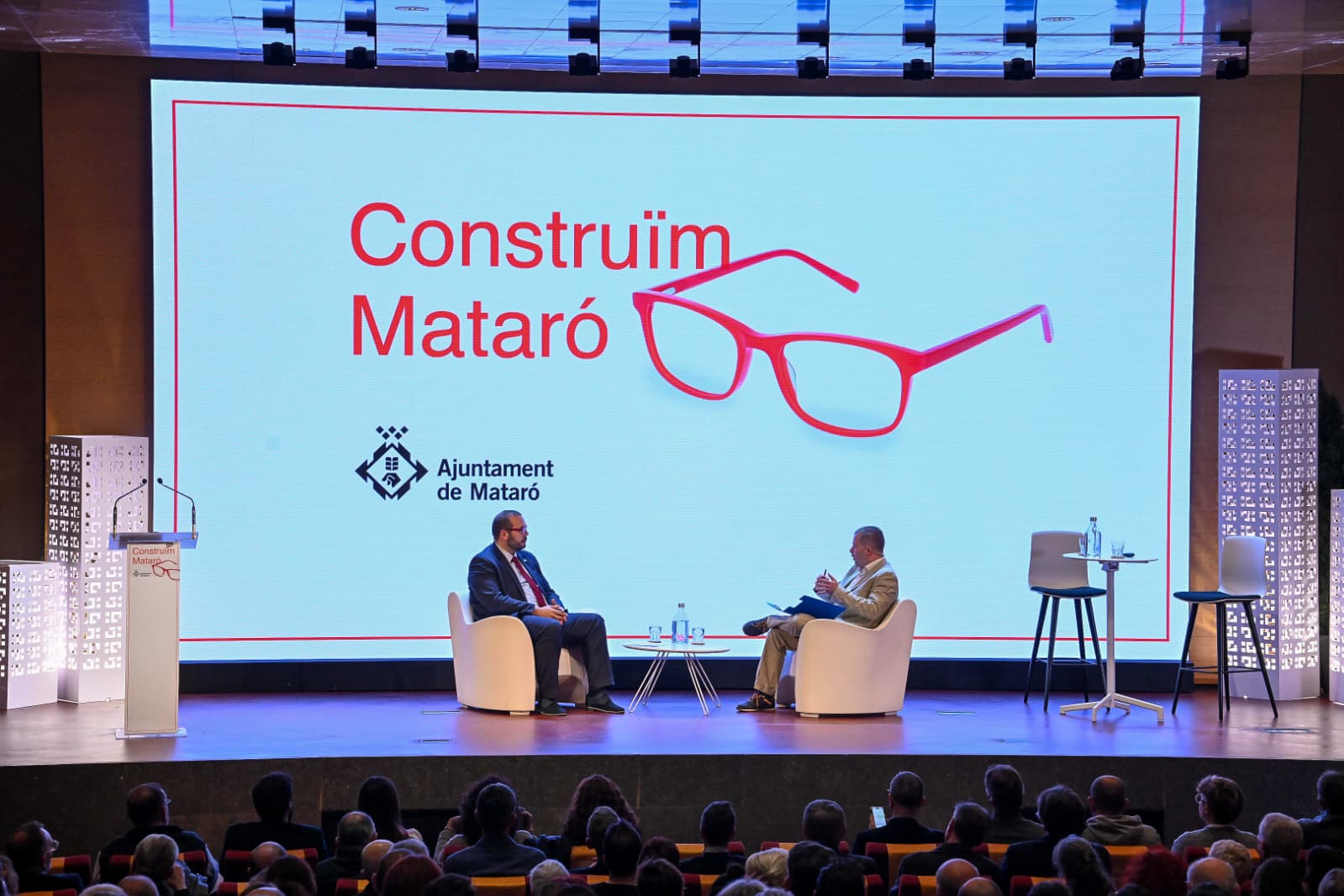L'acte  Construim Mataró celebrat al TecnoCampus. Foto: AM