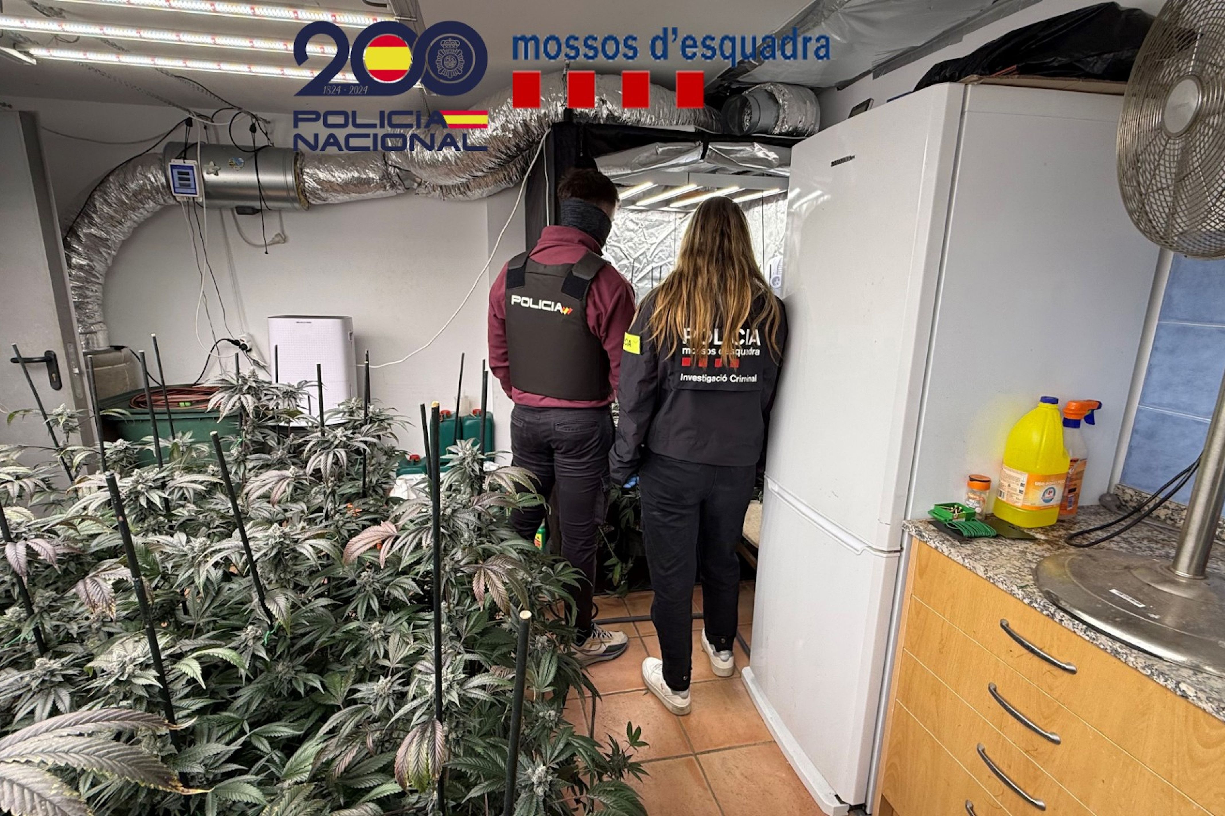 Uno de los chalets donde ha intervenido la policía. Foto: ACN