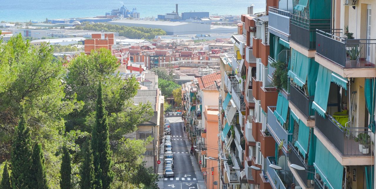 Foto del barri de Cerdanyola, el més poblat de Mataró