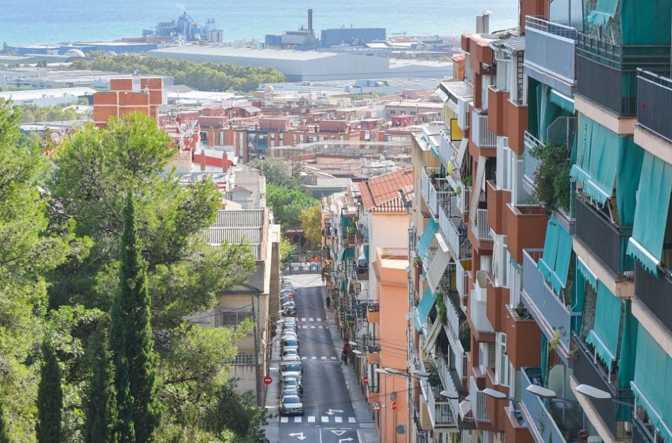 Foto del barri de Cerdanyola, el més poblat de Mataró