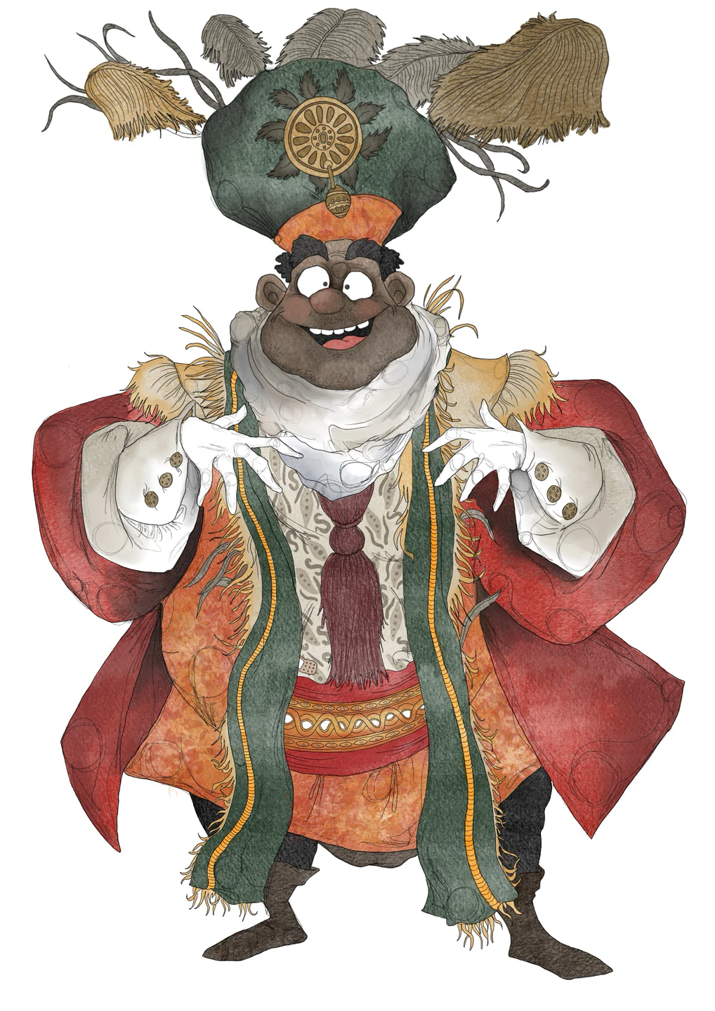 Baltasar. Dibujo de Lara Sànchez.