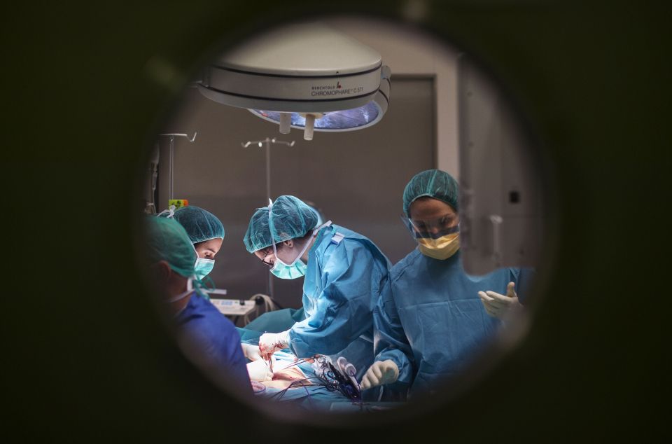 Quiròfan de l'Hospital de Mataró