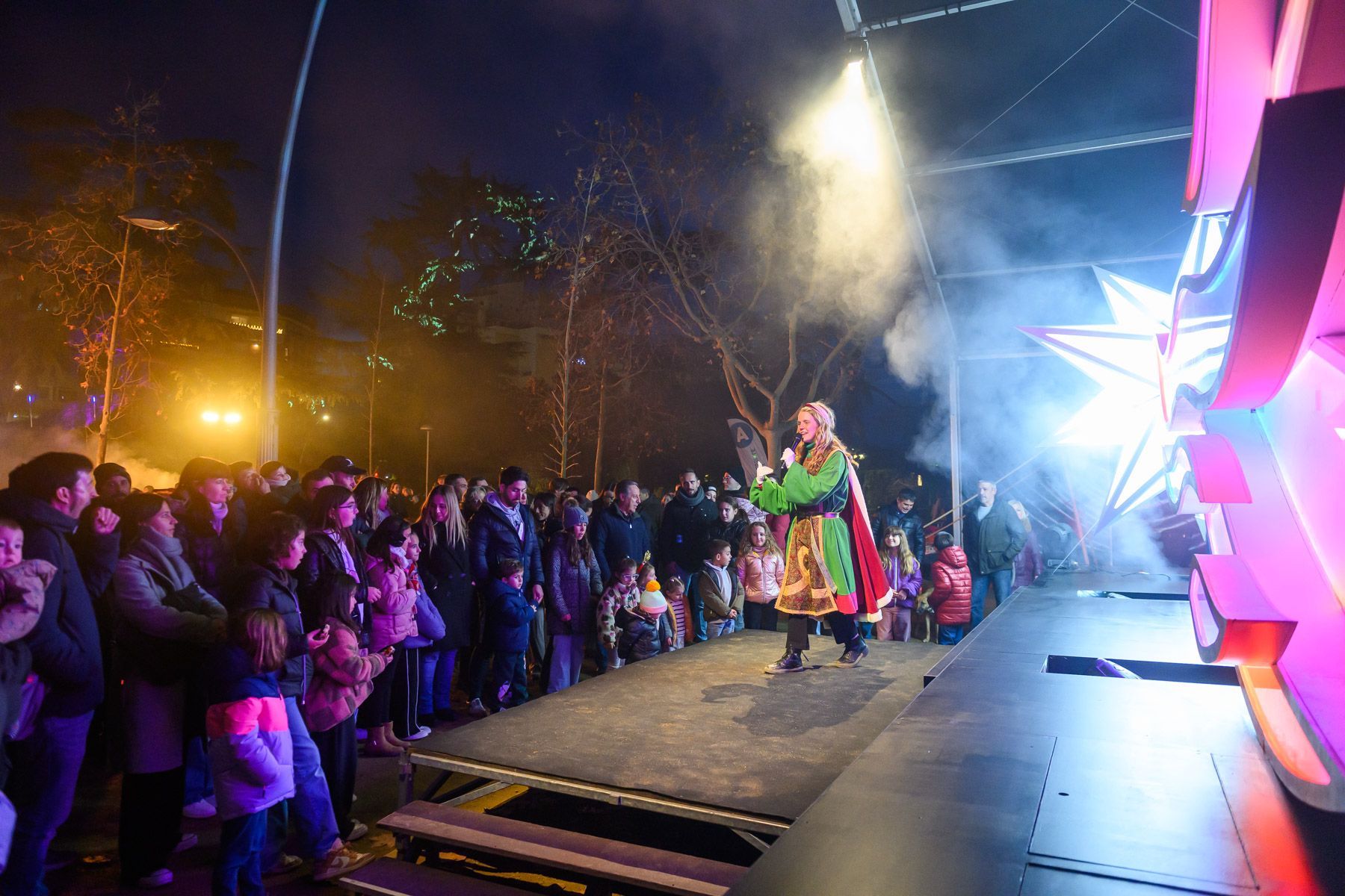La benvinguda al Campament Reial de Mataró 2026. Foto: R. Gallofré