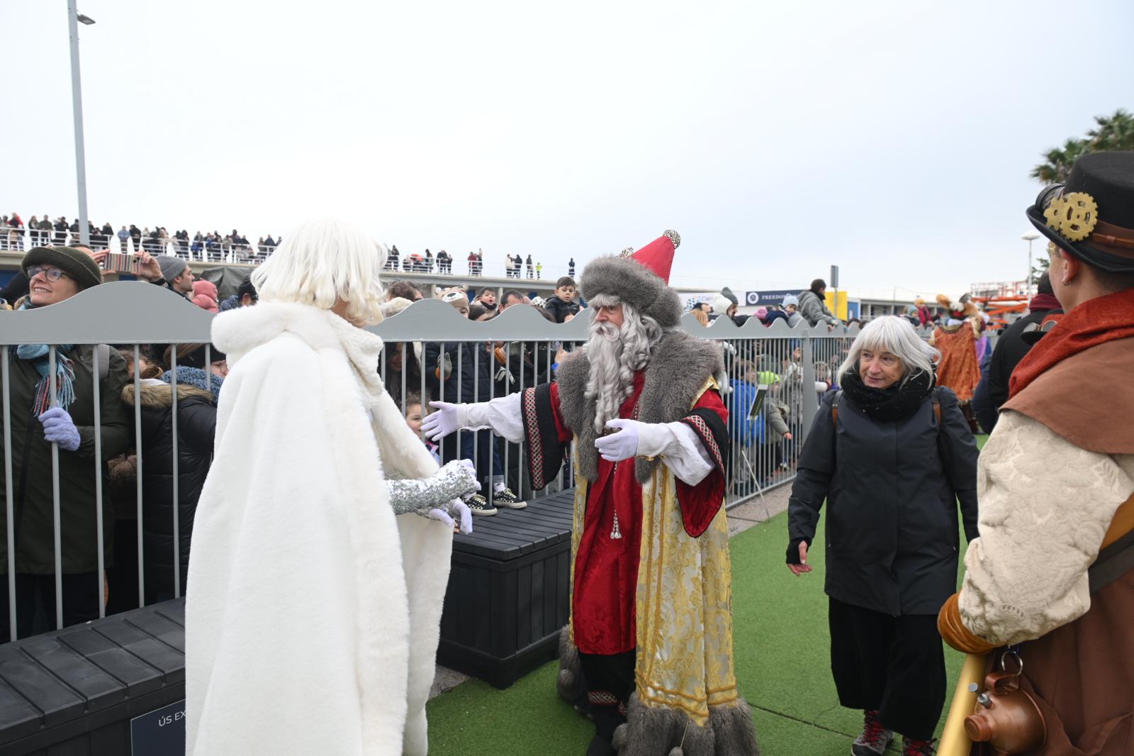 Arribada dels Reis d'Orient al Port de Mataró. Foto: R. Gallofré Arribada dels Reis d'Orient al Port de Mataró. Foto: R. Gallofré