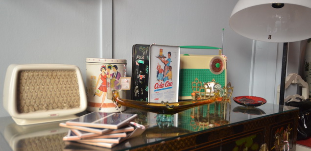 Objectes decoratius vintage a la botiga Topitos