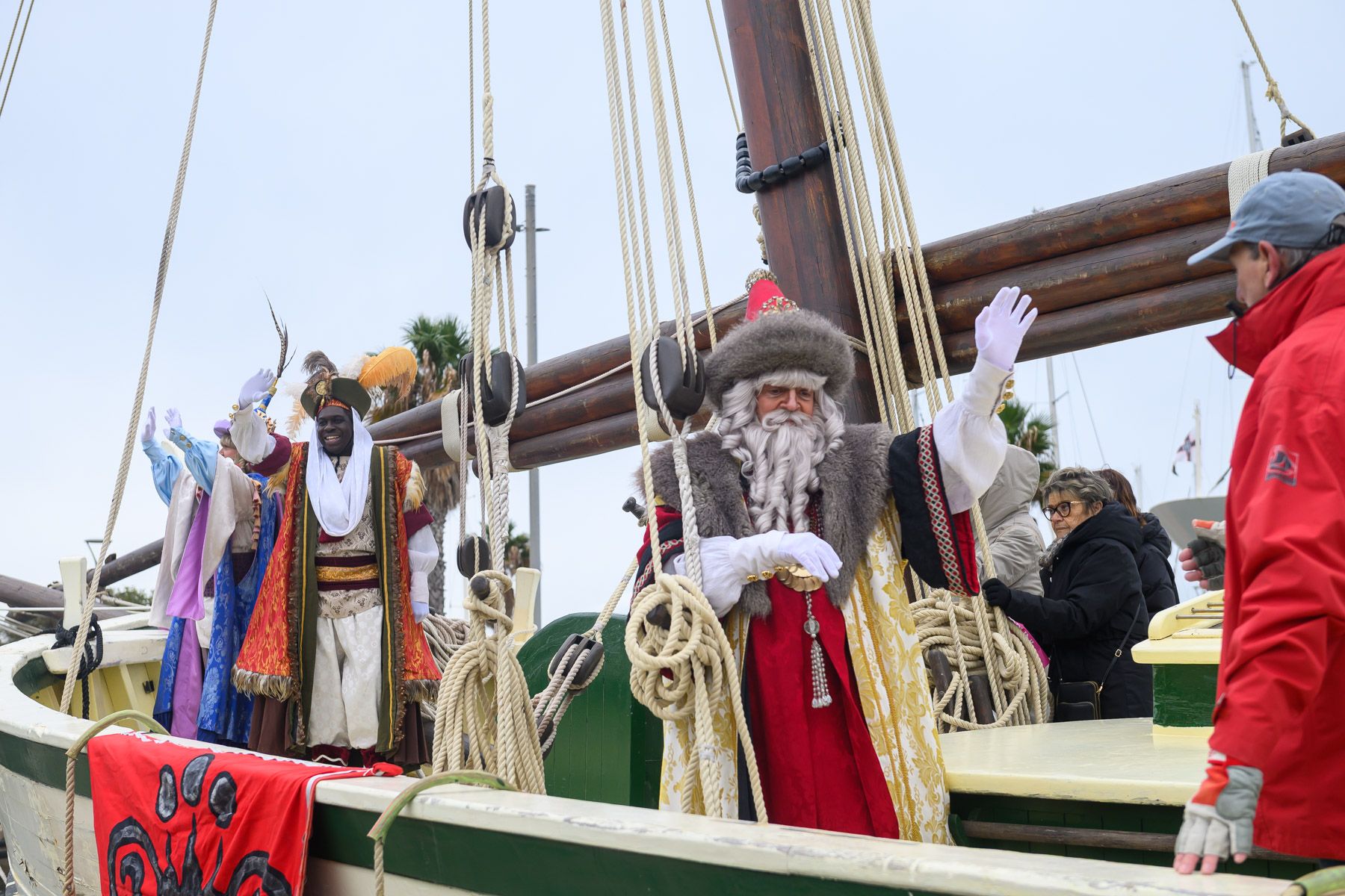 Llegada de los Reyes al Puerto 2026. Foto: R.Gallofré