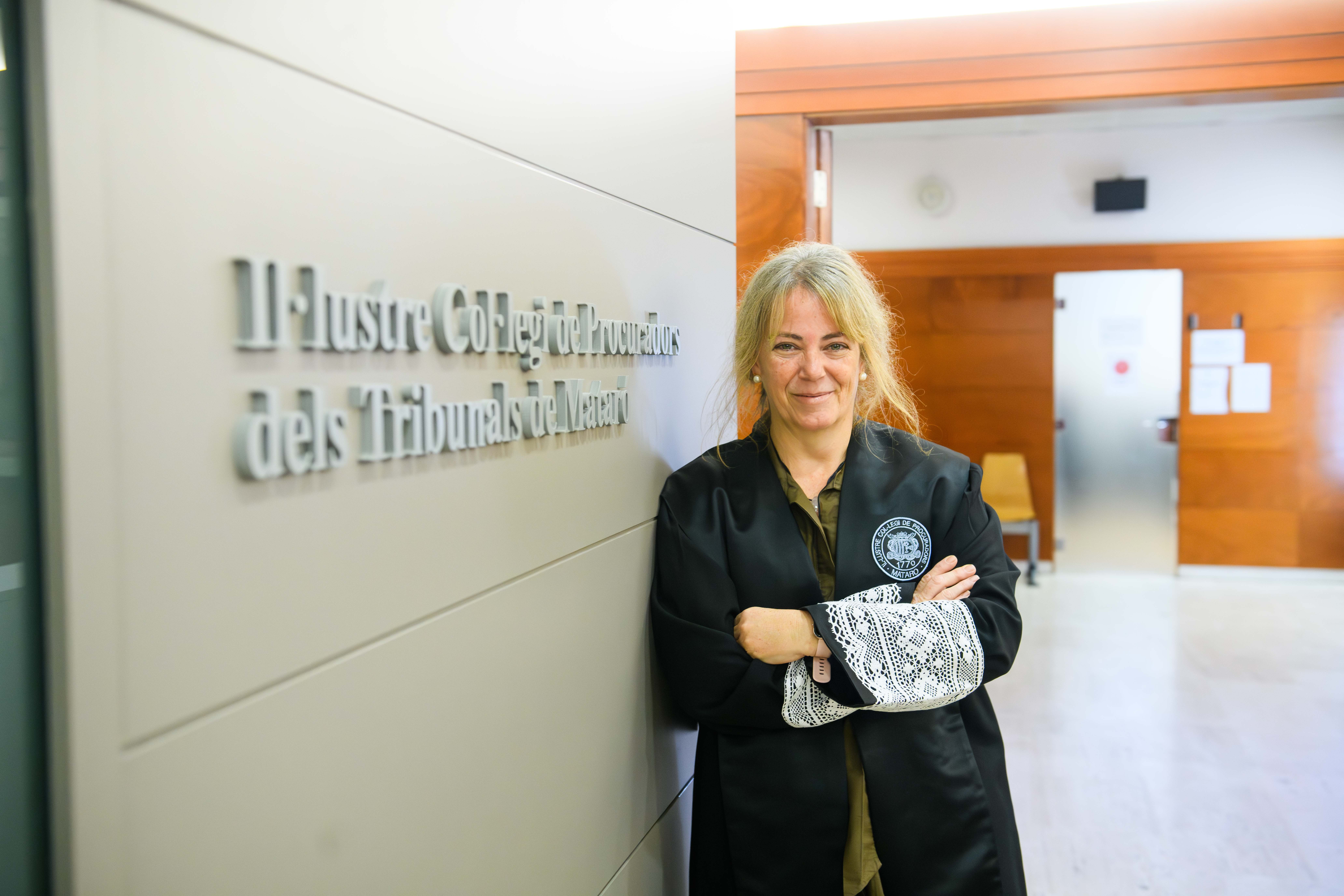 Anna Charques, degana del Col·legi de Procuradors de Mataró. Foto: R.Gallofré