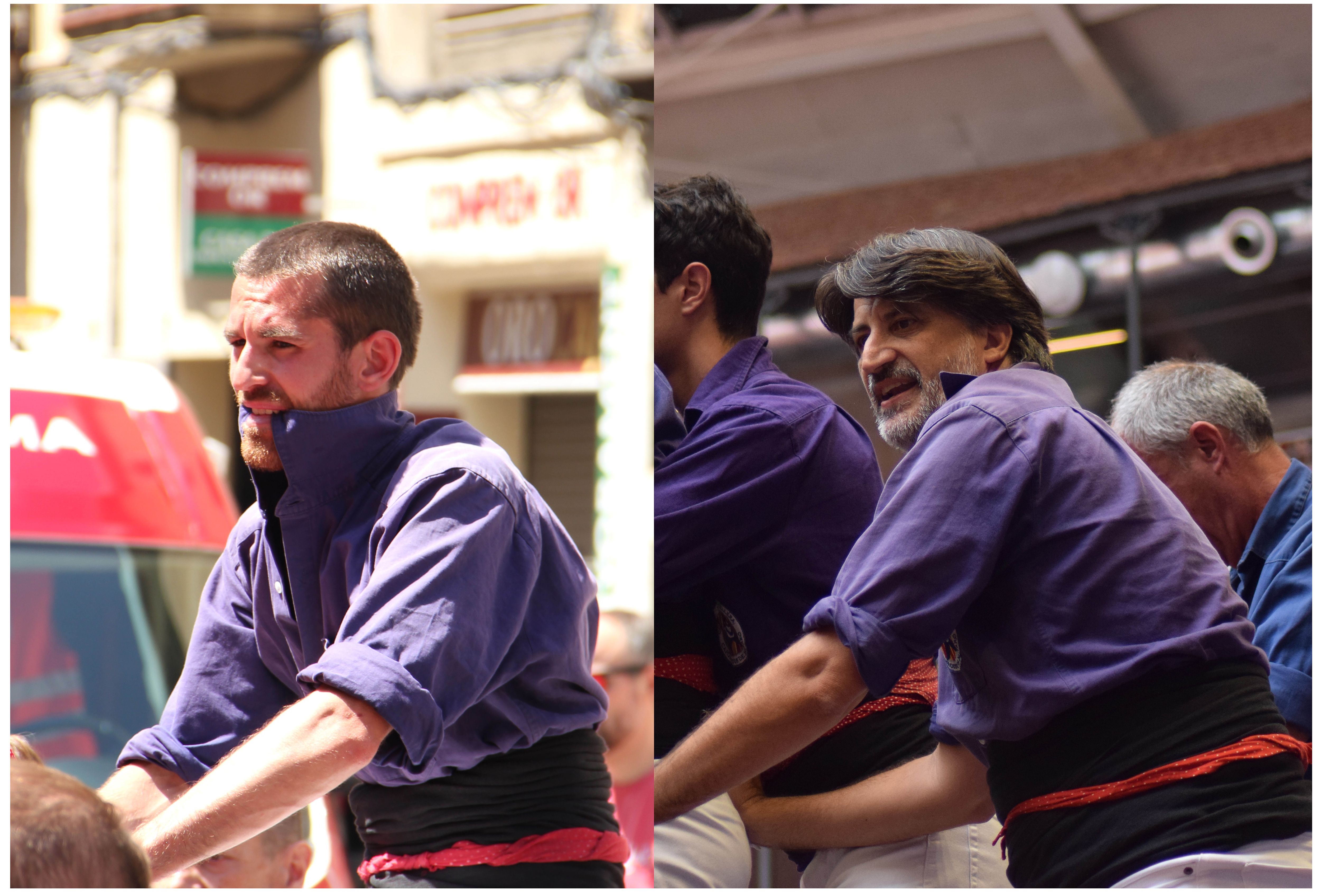 Los dos candidatos a cap de colla 2026