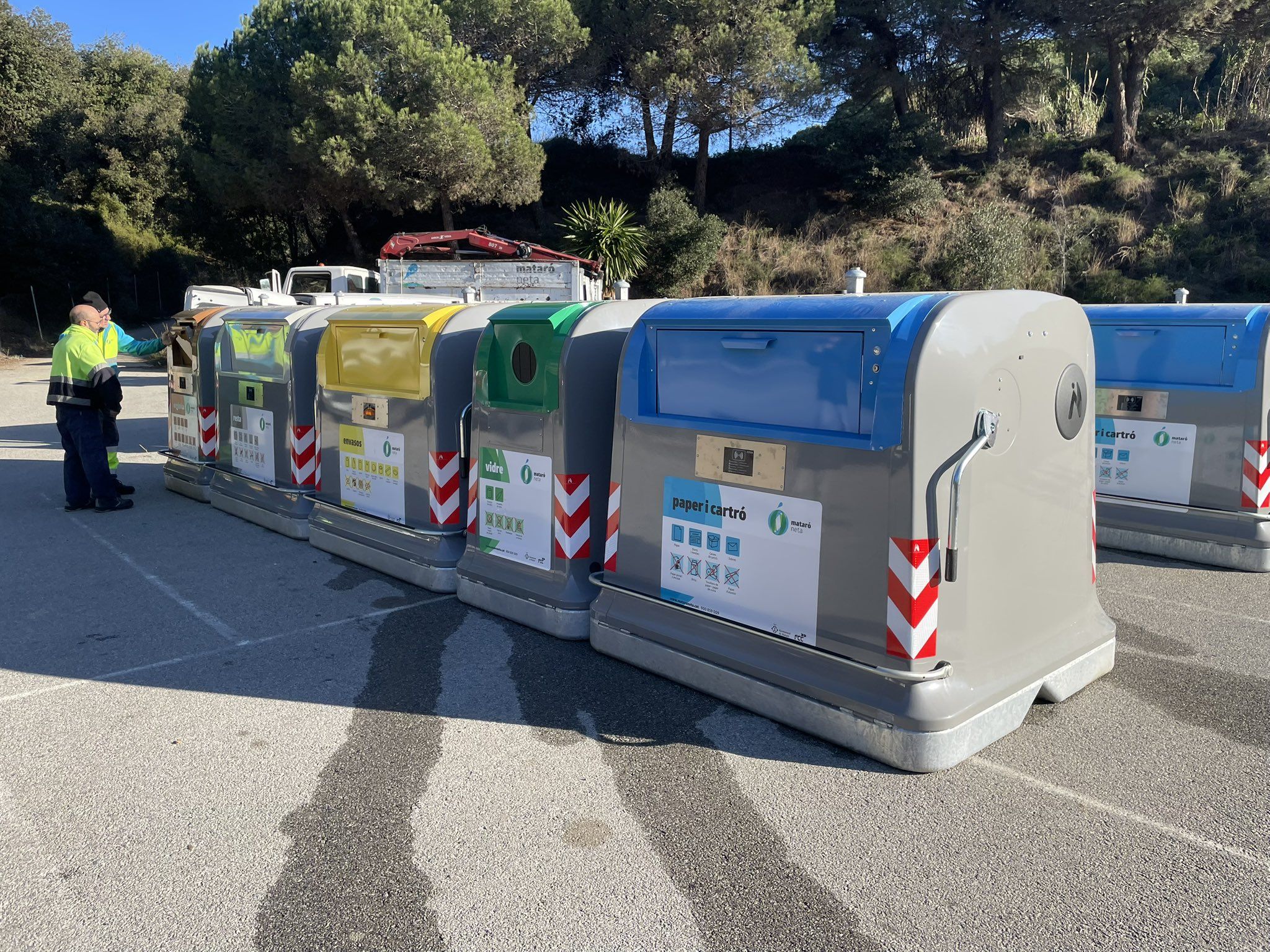 Nuevos contenedores que se instalarán en Mataró. Foto: Ayuntamiento