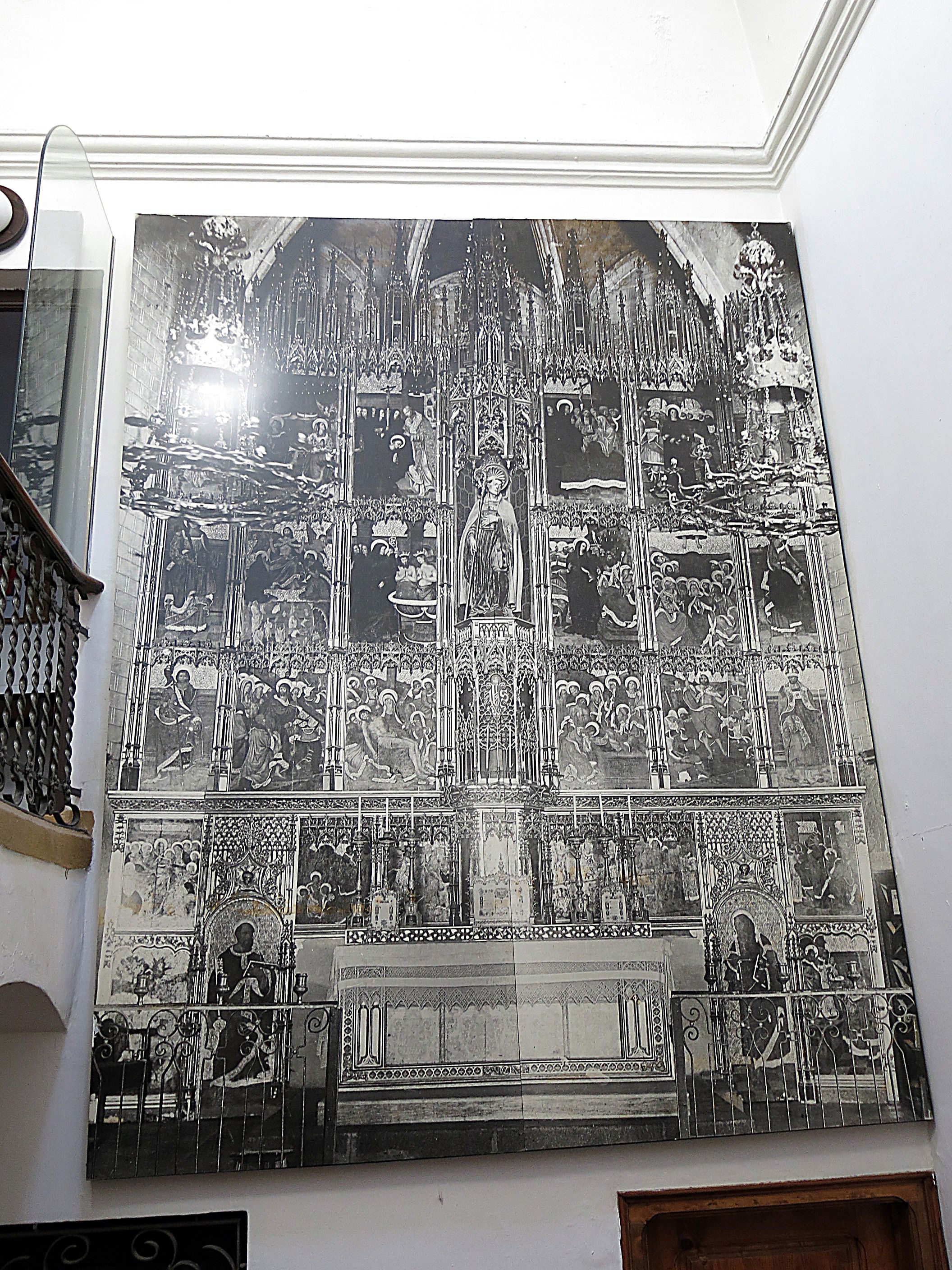 Reproducció del retaule, avui desaparegut