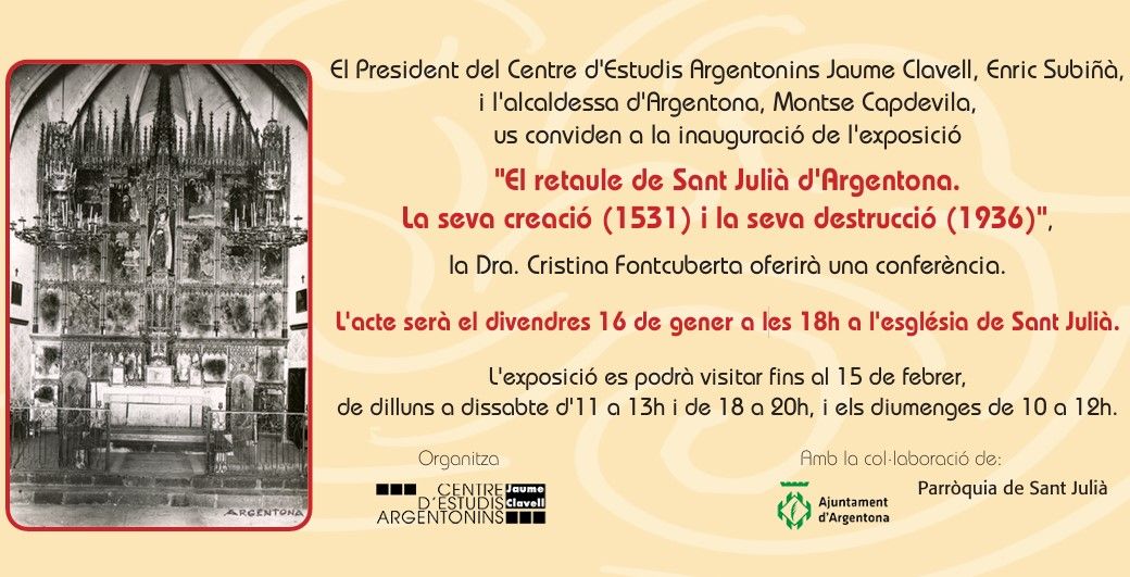 Exposició a Argentona Exposició a Argentona