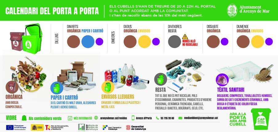 Calendario puerta a puerta