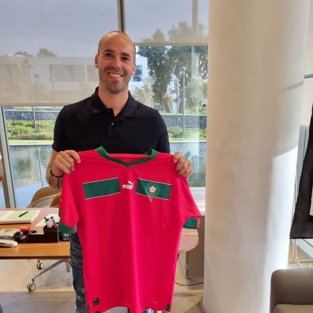 Omar Harrak, feliç com un gímjol quan va fitxar pel Marroc