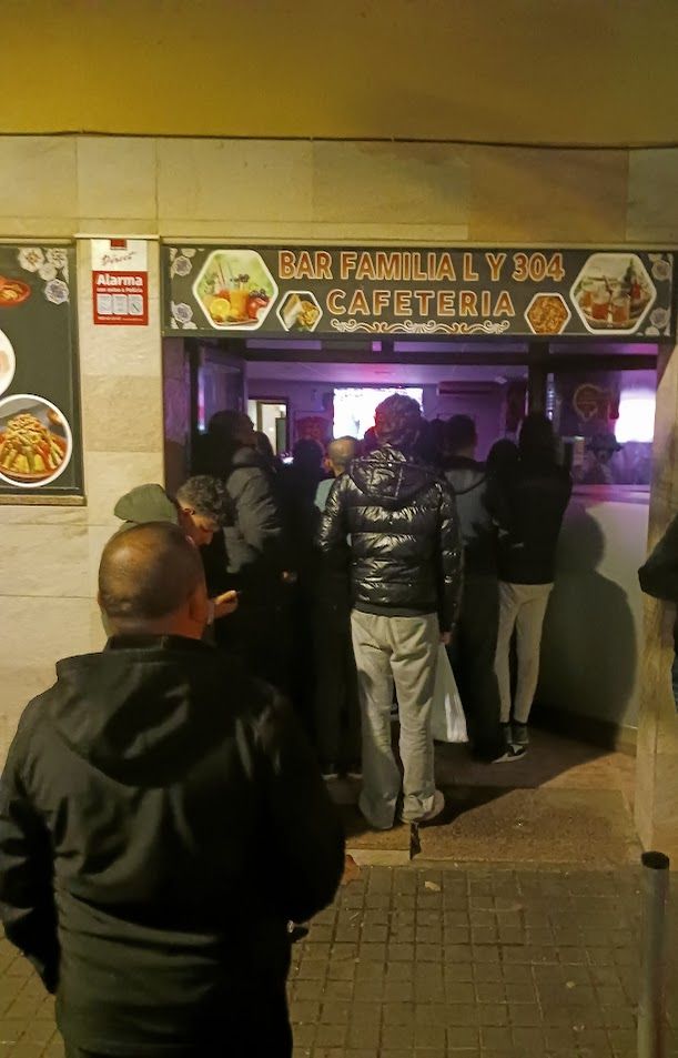 El partido en el bar del tío de Lamine Yamal