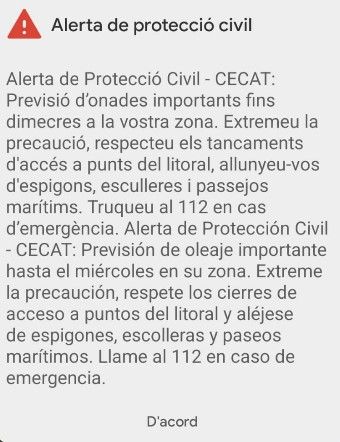 Alerta Protecció Civil