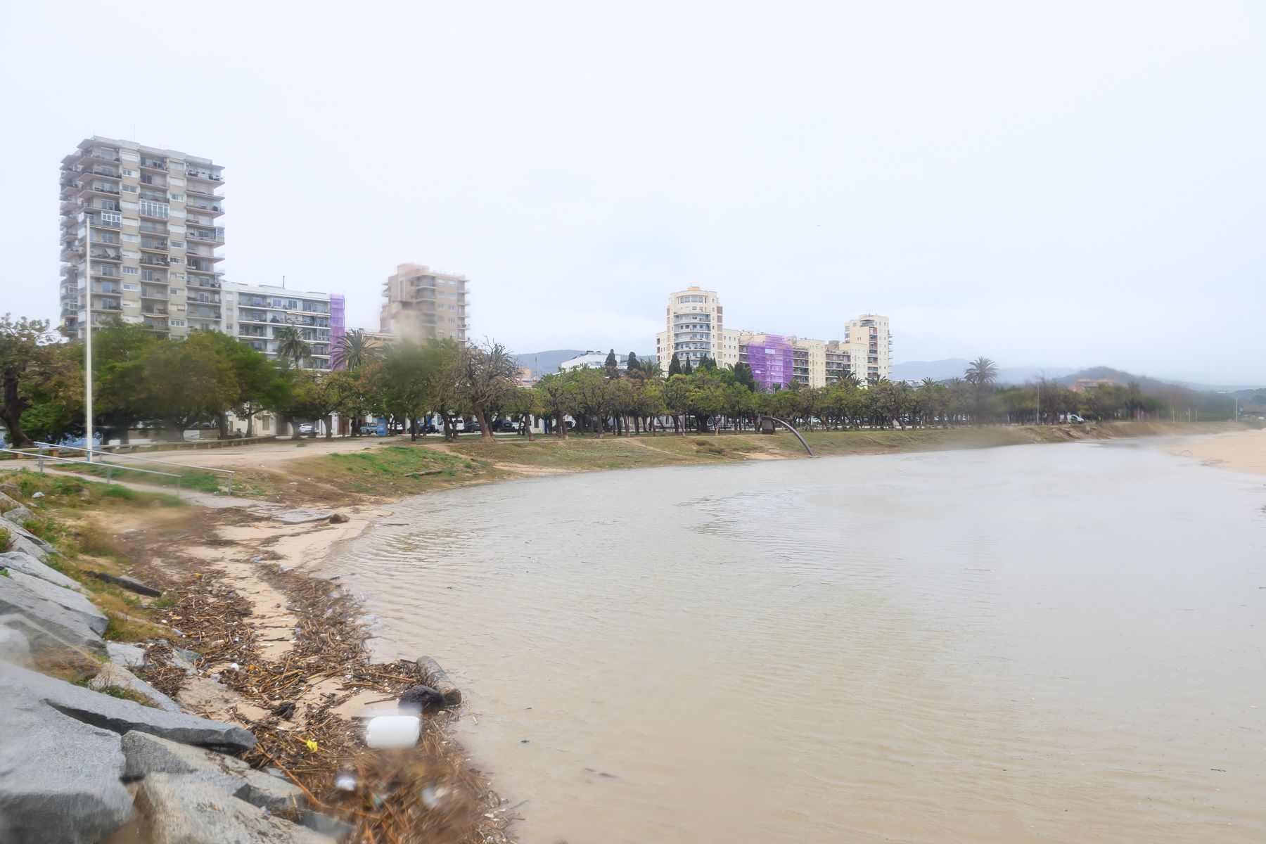 Efectes de la llevantada. Foto: R.Gallofré