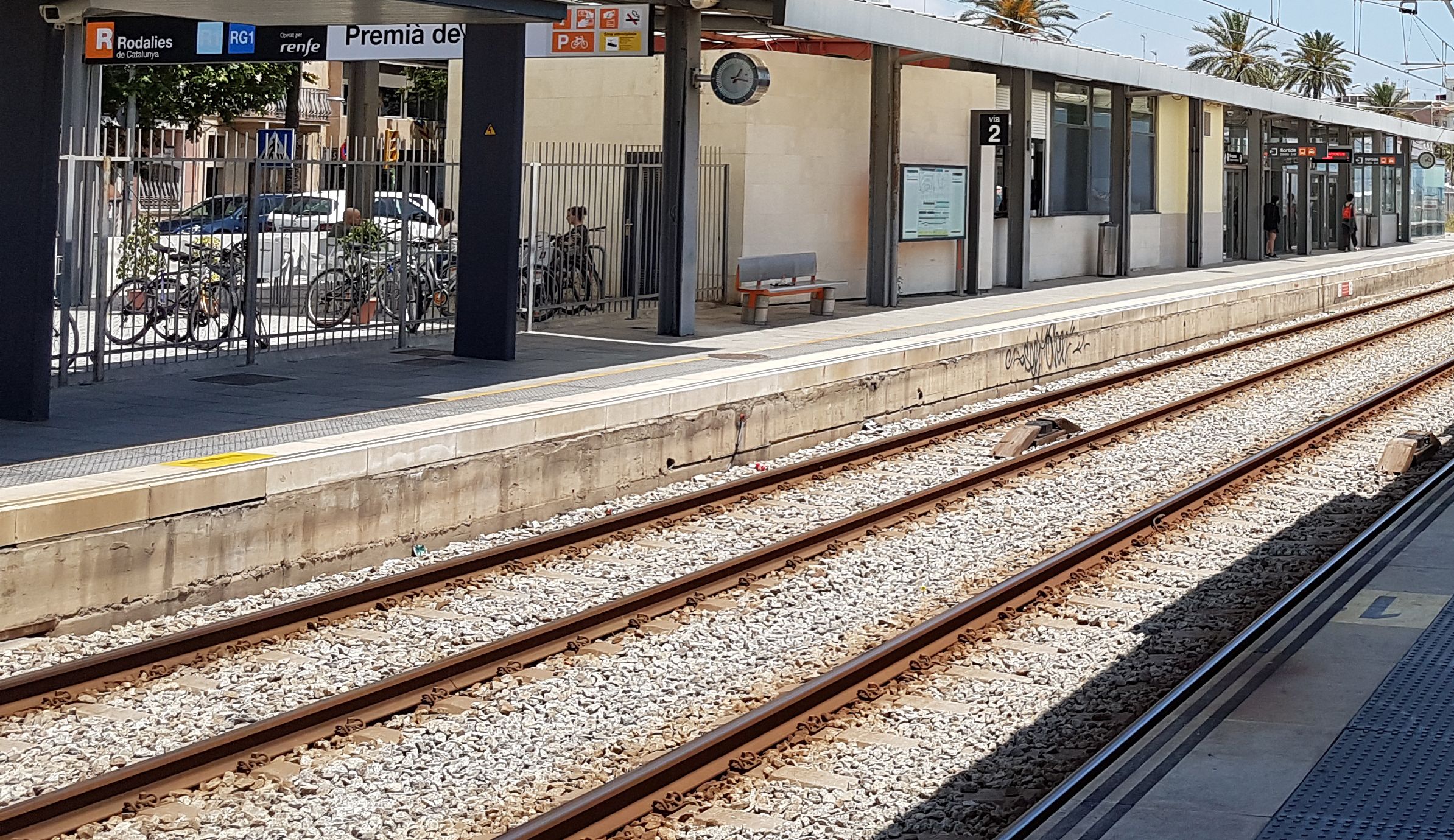 Estació de Premià de Mar en una imatge d'arxiu