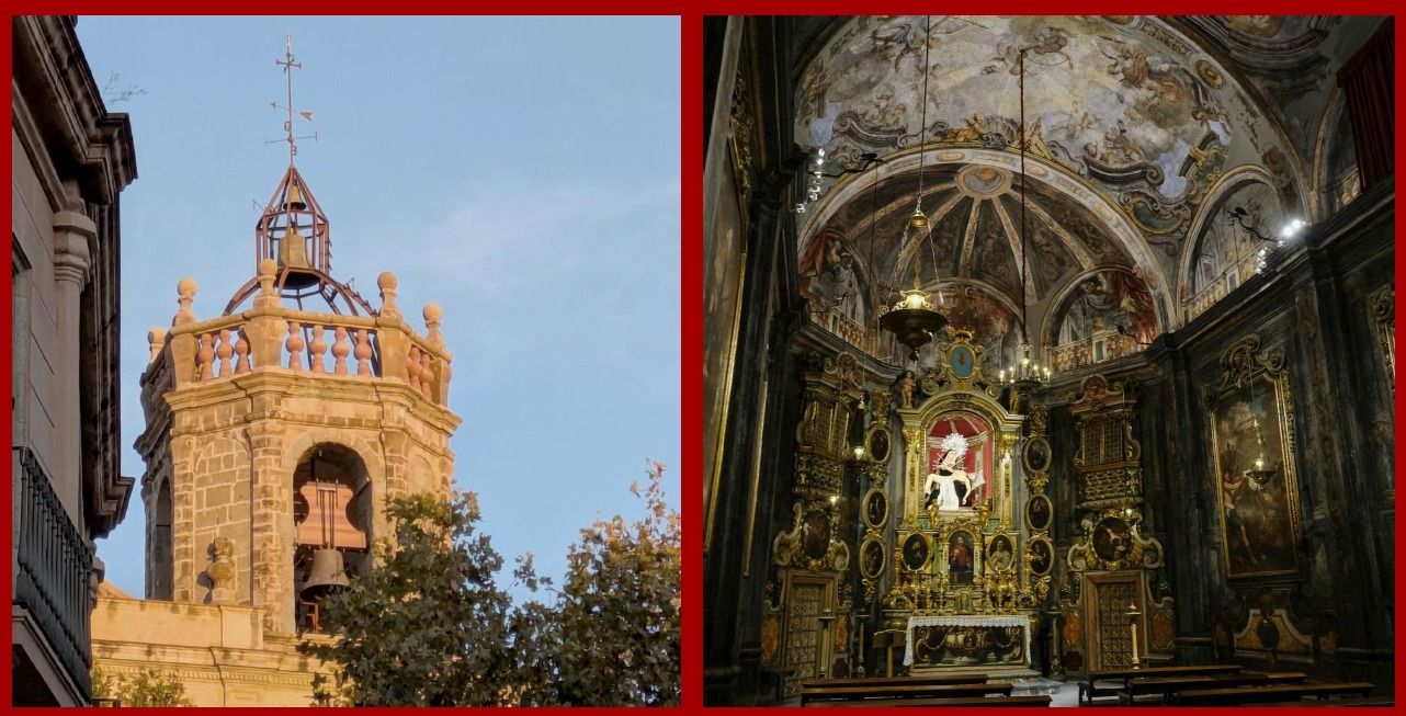 El campanario y la Capella dels Dolors