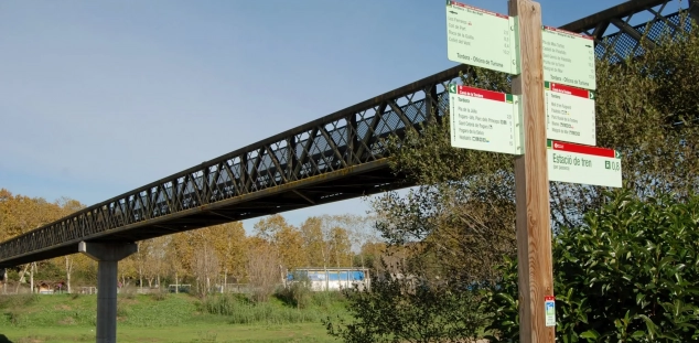 El pont de ferro de Tordera El pont de ferro de Tordera