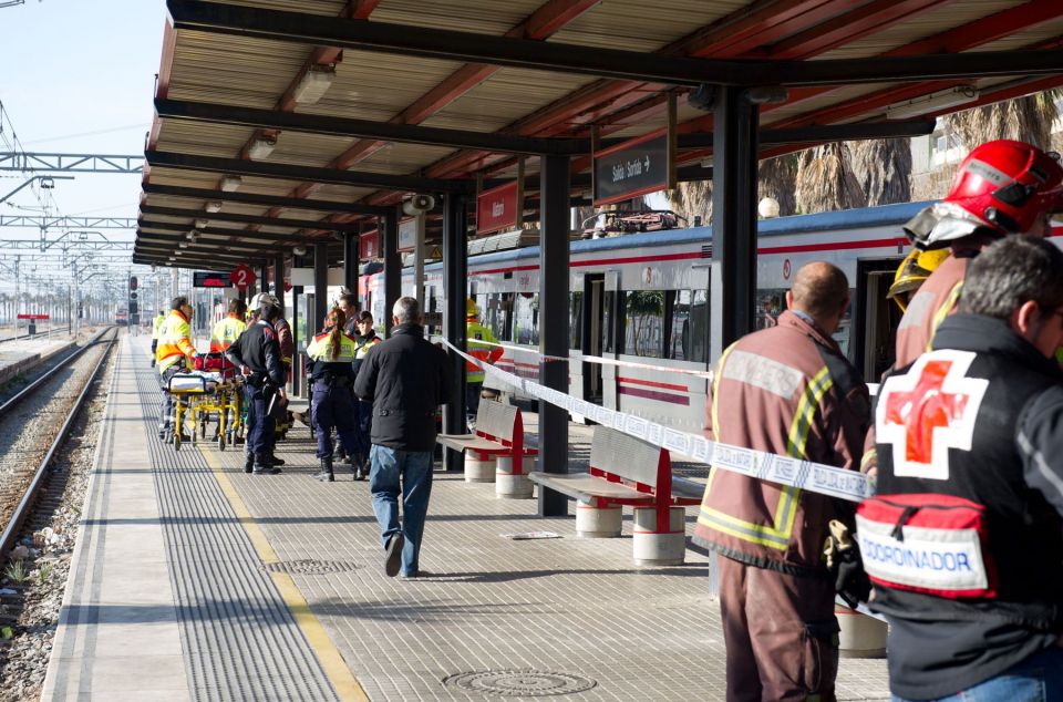 Accident de tren de l'any 2012. Foto: R.Gallofré