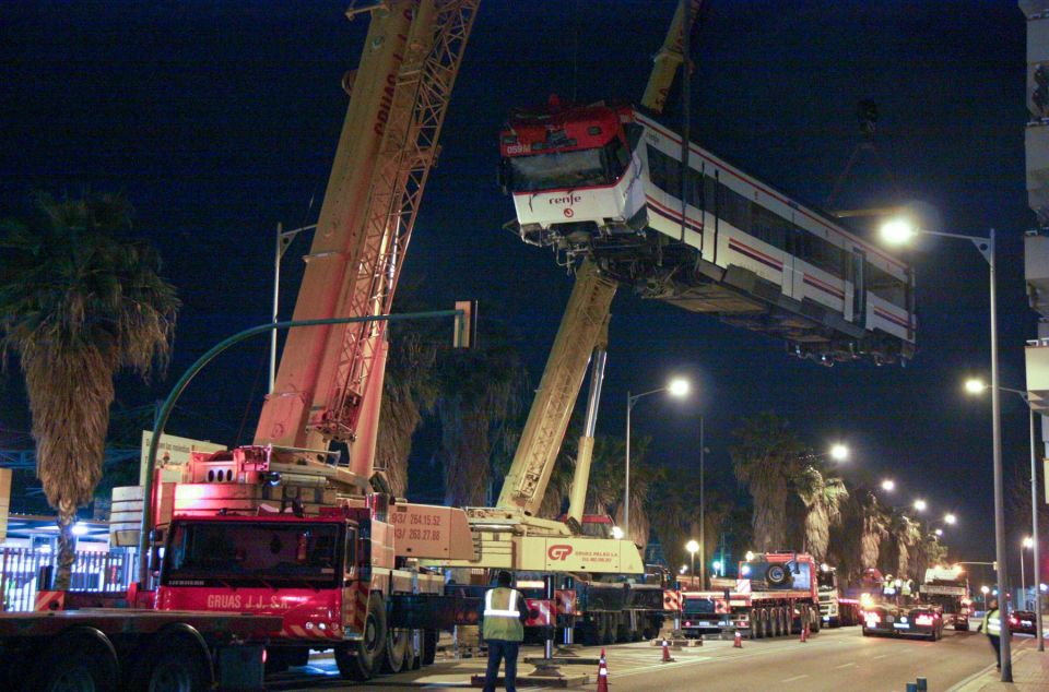 Accident de tren de l'any 2012. Foto: R.Gallofré