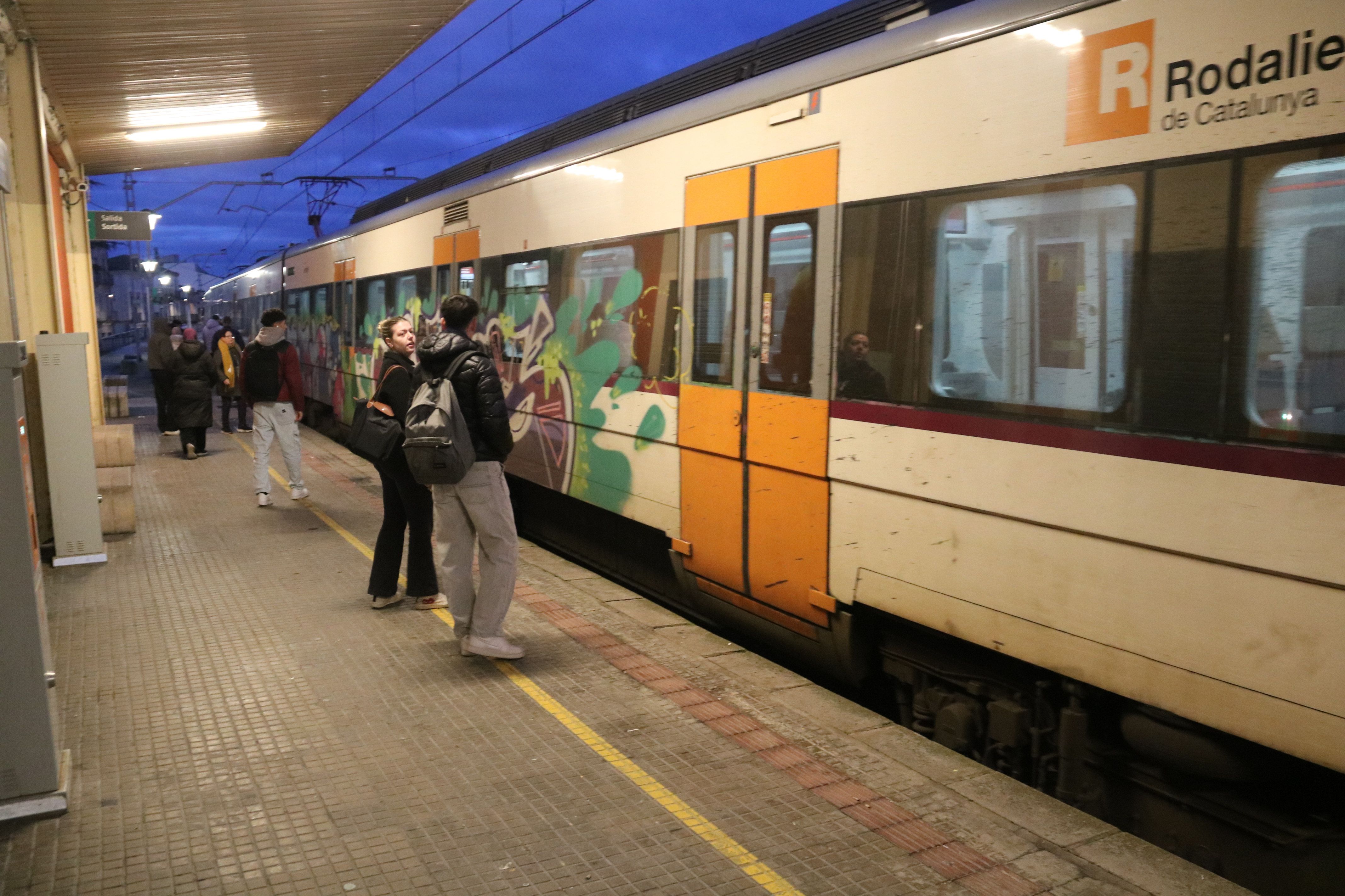 L'R1 de Rodalies funciona a mig gas