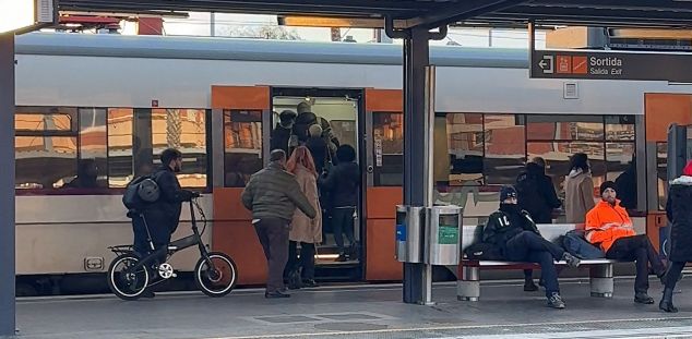 Caos a Renfe estació de tren, rodalies