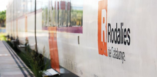 Imatge d'arxiu d'un tren de Rodalies a la línia R1