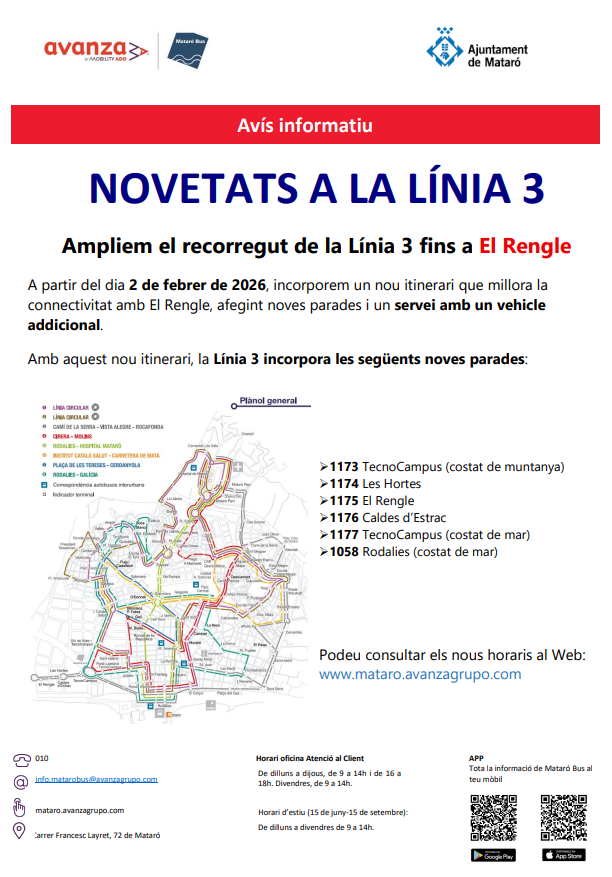 novetats a la línia 3