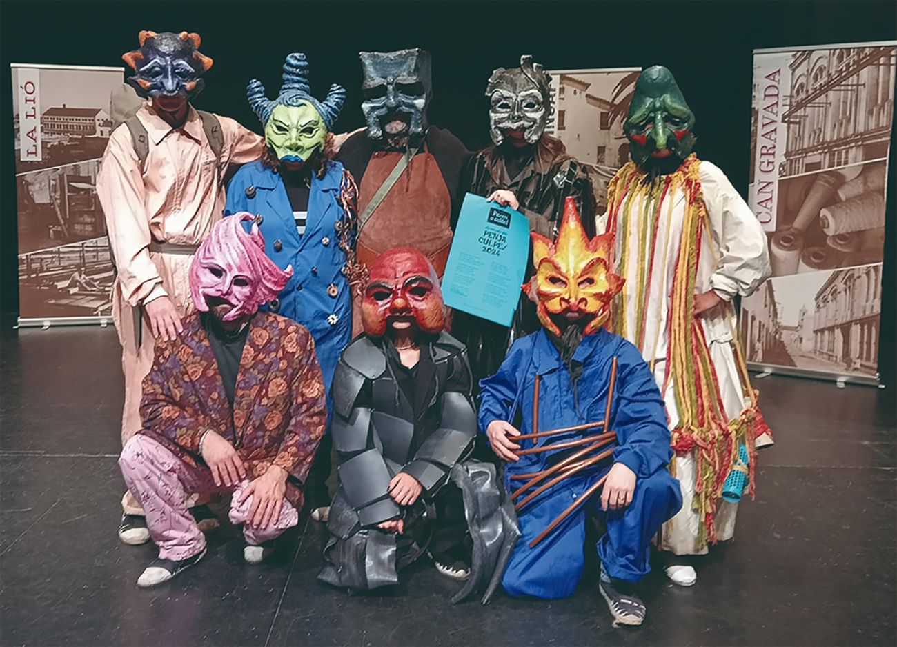 Los Penjaculpes, iconos de la Festa Major d'Hivern de Premià de Mar